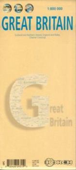 Laminated Great Britain Map by Borch (English Edition)