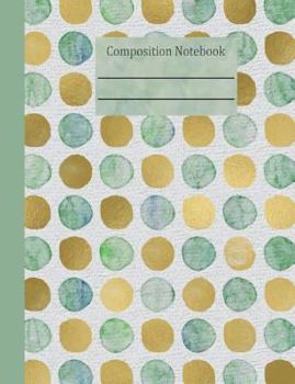 Sea Glass Dots Composition Notebook - 5x5 Graph Paper : 200 Pages 7. 44 X 9. 69 Quad Ruled School Student Teacher Ocean Beach Polka Dot Subject Math