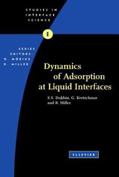 Hardcover Dynamics of Adsorption at Liquid Interfaces: Theory, Experiment, Application Volume 1 Book