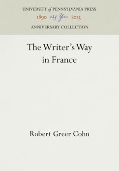 Hardcover The Writer's Way in France Book