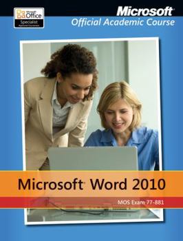 Paperback Exam 77-881 Microsoft Word 2010 Book