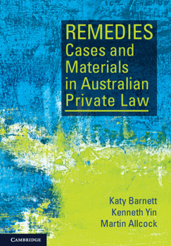 Paperback Remedies Cases and Materials in Australian Private Law Book