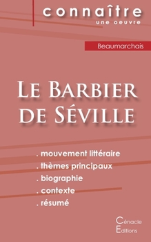 Paperback Fiche de lecture Le Barbier de Séville de Beaumarchais (Analyse littéraire de référence et résumé complet) [French] Book