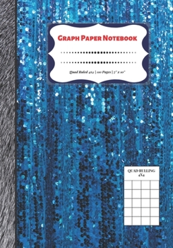 Paperback Graph Paper Notebook: Quad Ruled 4x4 - 110 Pages - 7" x 10" Squared Graphing Paper * Blank Notebook * Grid Paper * Softback ...(Composition Book