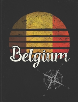 Belgium: Belgian Vintage Flag Personalized Retro Gift Idea for Coworker Friend or Boss  2020 Calendar Daily Weekly Monthly Planner Organizer