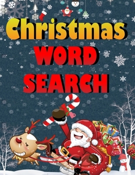 Paperback Christmas word search.: Easy Large Print Puzzle Book for Adults, Kids & Everyone for the 25 Days of Christmas. Book