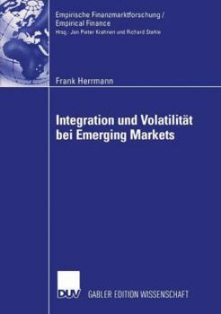 Paperback Integration Und Volatilität Bei Emerging Markets [German] Book