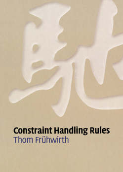 Hardcover Constraint Handling Rules Book
