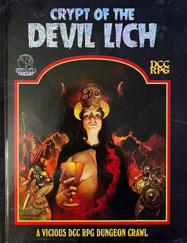 Hardcover Crypt of the Devil Lich - DCC RPG Edition Book