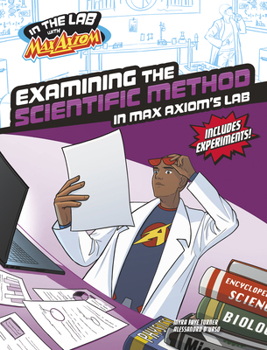 Paperback Examining the Scientific Method in Max Axiom's Lab Book