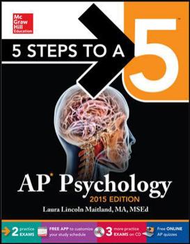 Paperback 5 Steps to a 5 AP Psychology [With CDROM] Book