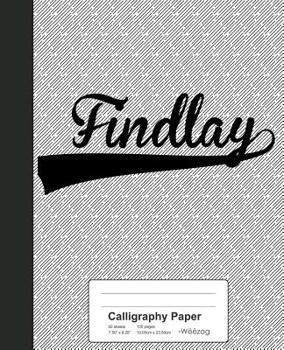 Calligraphy Paper: FINDLAY Notebook