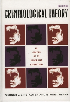 Paperback Criminological Theory: An Analysis of its Underlying Assumptions Book