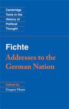 Printed Access Code Fichte: Addresses to the German Nation Book