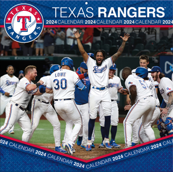 Calendar Texas Rangers 2024 12x12 Team Wall Calendar Book