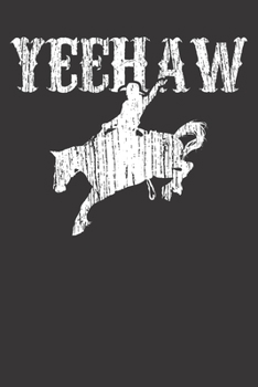 Notebook: Horse Riding Vintage Eat Sleep Rodeo Horse Dot Grid 6x9 120 Pages