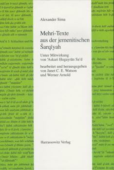 Hardcover Mehri-Texte Aus Der Jemenitisches Sarqiyah [German] Book