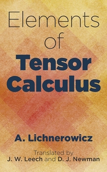 Paperback Elements of Tensor Calculus Book
