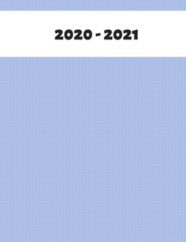 Paperback 2020-2021: Monthly Planner 2020-2021 Book