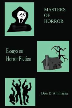 Paperback Masters of Horror: Volume One: Essays on Horror Fiction Book