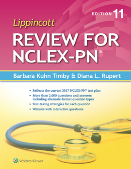 Paperback Lippincott Review for Nclex-PN Book
