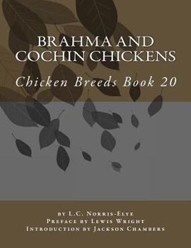 Paperback Brahma and Cochin Chickens: Chicken Breeds Book 20 Book