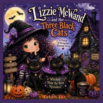 Lizzie McWand and Her Three Black Cats