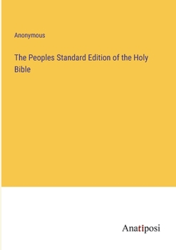 Paperback The Peoples Standard Edition of the Holy Bible Book