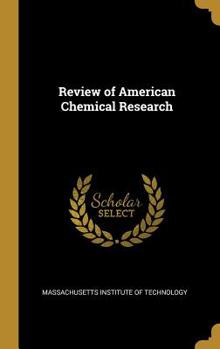Hardcover Review of American Chemical Research Book