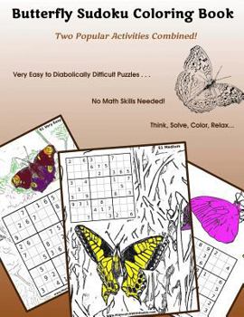 Paperback Butterfly Sudoku Coloring Book