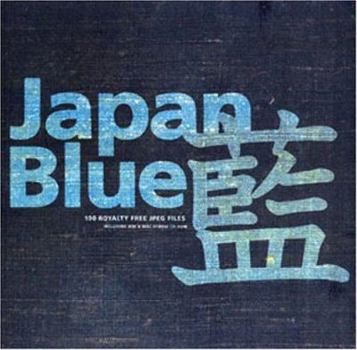 Paperback Japan Blue: 100 Royalty Free Jpeg Files Book