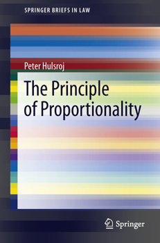 Paperback The Principle of Proportionality Book
