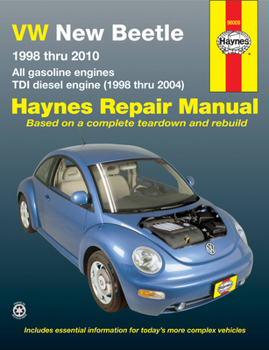 Paperback Volkswagen New Beetle 1998-10 & Tdi Diesel 1998-04 Book