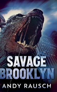 Hardcover Savage Brooklyn: Large Print Hardcover Edition Book