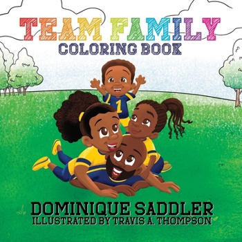 Paperback Team Family Coloring Book