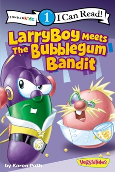 Paperback Larryboy Meets the Bubblegum Bandit: Level 1 Book