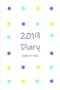 2019 Diary Week to View: Polka Dot Design