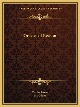 Paperback Oracles of Reason Book