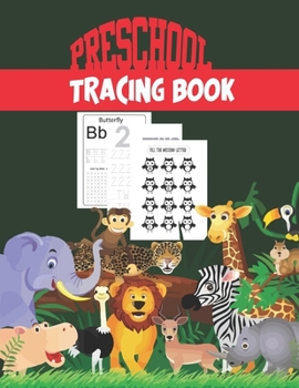 Paperback Preschool Tracing Book: Practice for Kids with Pen Control, Line Tracing, Letters, and More! Book