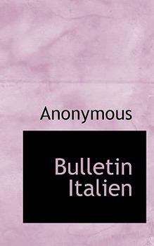 Paperback Bulletin Italien Book