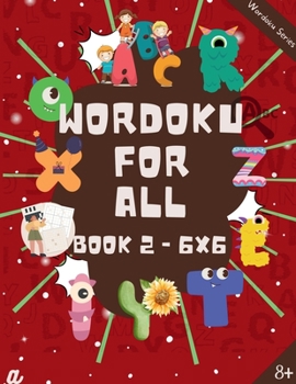 Paperback Introduction to Wordoku Level 2 (6X6) - 6-8 years Book