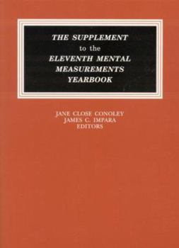 Paperback The Supplement to the Eleventh Mental Measurements Yearbook Book
