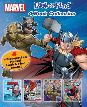 Hardcover Marvel: Look and Find 4-Book Collection Book