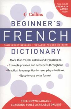 Paperback Collins Beginner's French Dictionary, 4th Edition Book