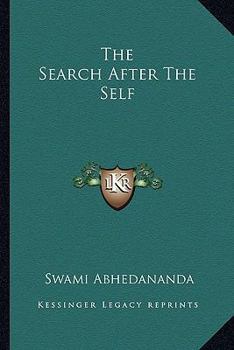 Paperback The Search After The Self Book