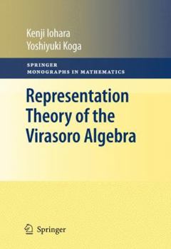 Hardcover Representation Theory of the Virasoro Algebra Book