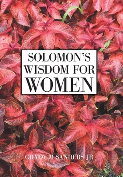 Hardcover Solomon's Wisdom for Women Book