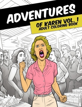 Paperback Adventures of Karen Adult Coloring Book