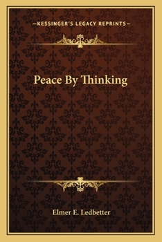 Paperback Peace By Thinking Book