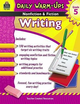 Paperback Daily Warm-Ups: Nonfiction & Fiction Writing Grd 5 Book